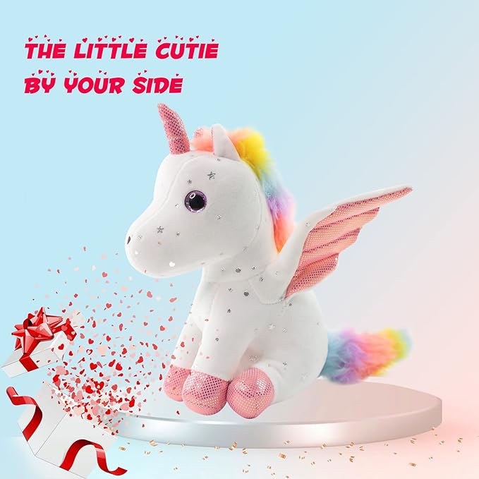 Unicorn Stuffed Animal - Cute Plush Toy