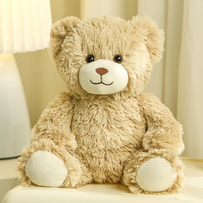 Teddy Bear Stuffed Animal Plush Toys, Small Brown Plush Bear